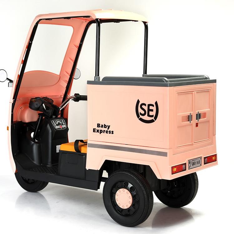 ORBIC TOYS SMART RIDE ON 3-WHEELER ELECTRIC VAN- PINK