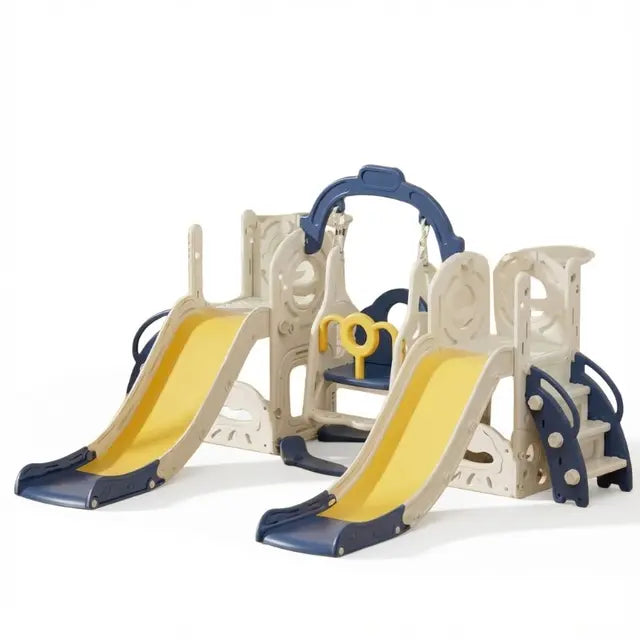 ORBIC KIDS  4 IN 1 SWING SET WITH TWO SLIDE