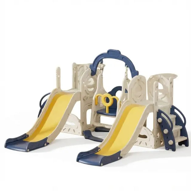ORBIC KIDS  4 IN 1 SWING SET WITH TWO SLIDE