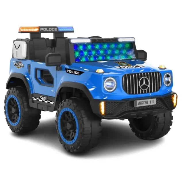 ORBIC KIDS G700 POLICE  EDITION 4x4 BATTERY OPERATED JEEP 12V -BLUE