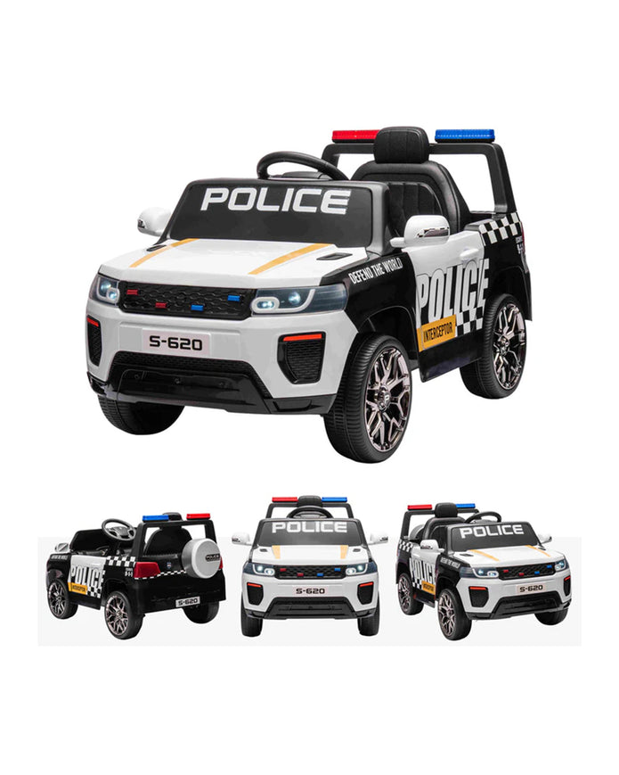 Police ride on car ahlanfun.com