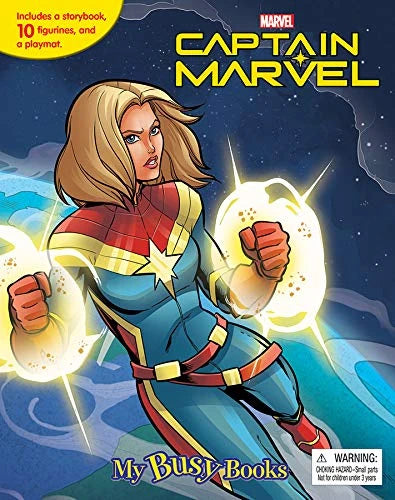 Phidal-Captain Marvel My Busy Book Board Book