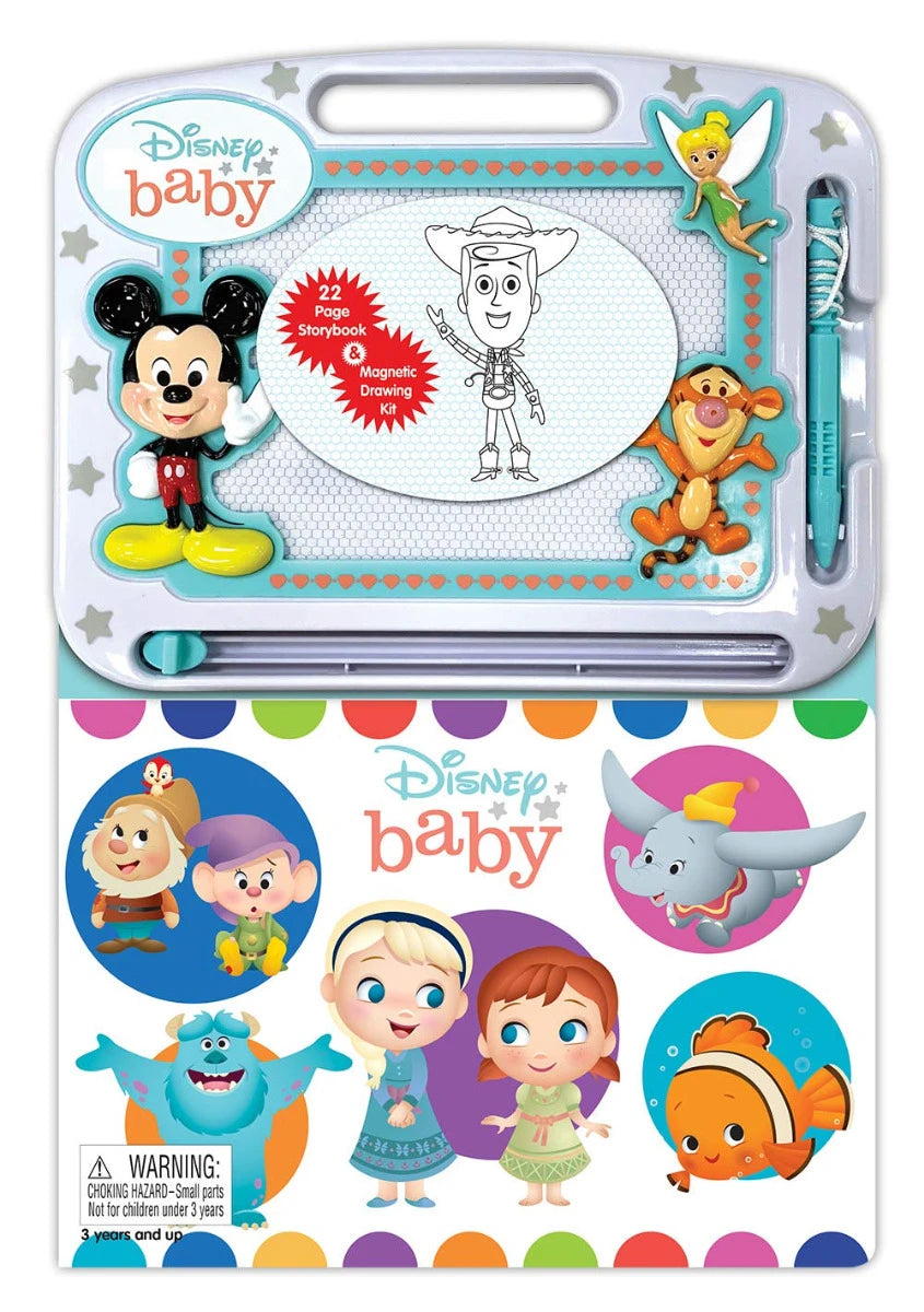 Phidal-Disney Baby Learning Series Learn to write with Magnetic Drawing Pad