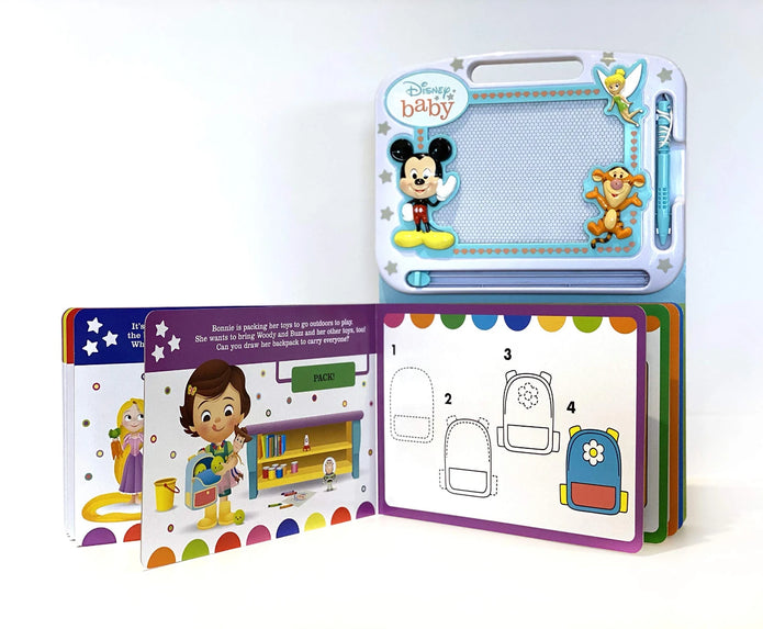 Phidal-Disney Baby Learning Series Learn to write with Magnetic Drawing Pad