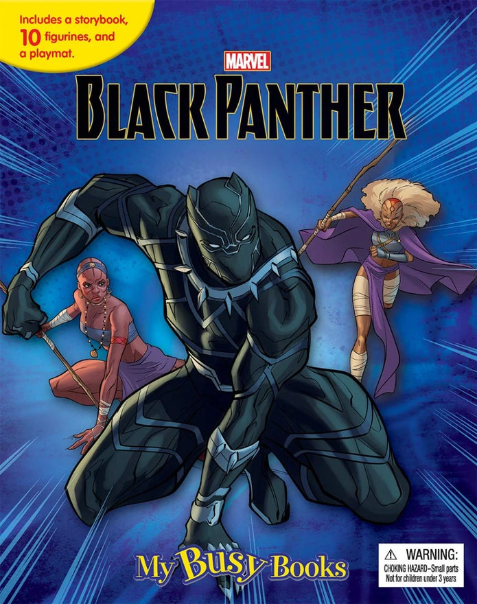 Phidal-MARVEL BLACK PANTHER MY BUSY BOOKS