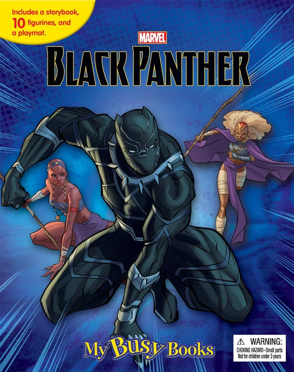 Phidal-MARVEL BLACK PANTHER MY BUSY BOOKS