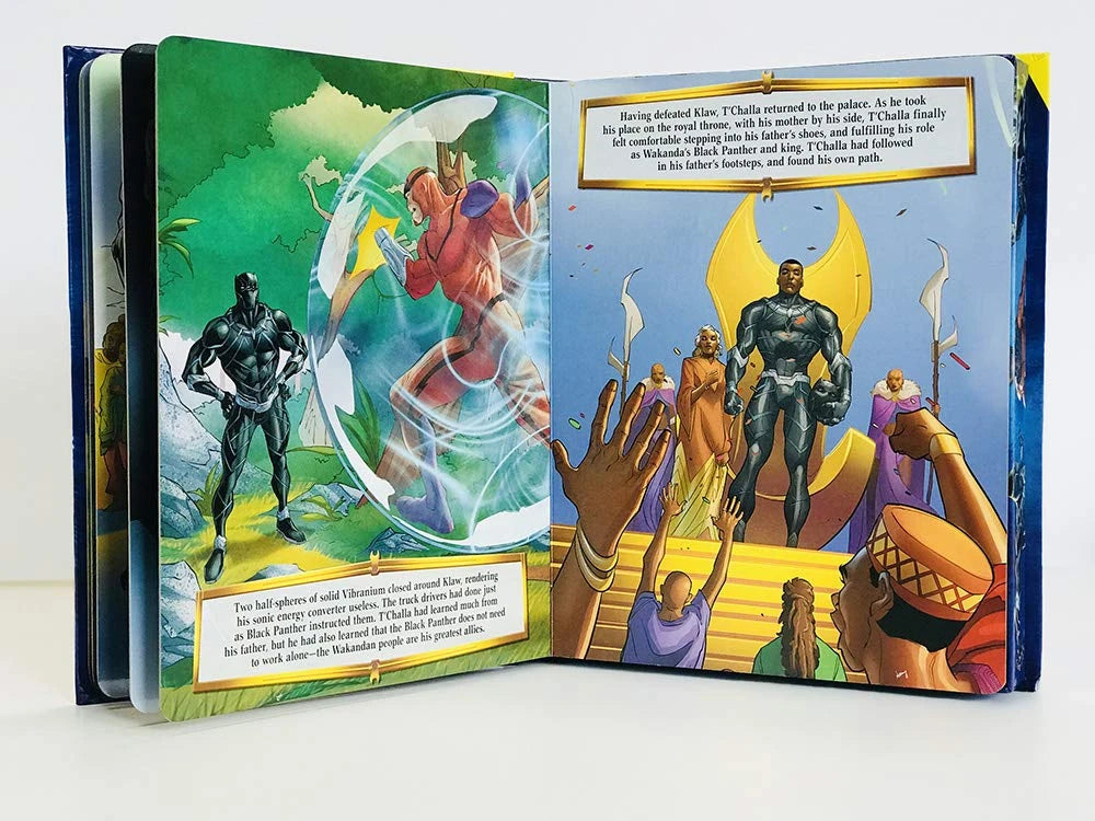 Phidal-MARVEL BLACK PANTHER MY BUSY BOOKS