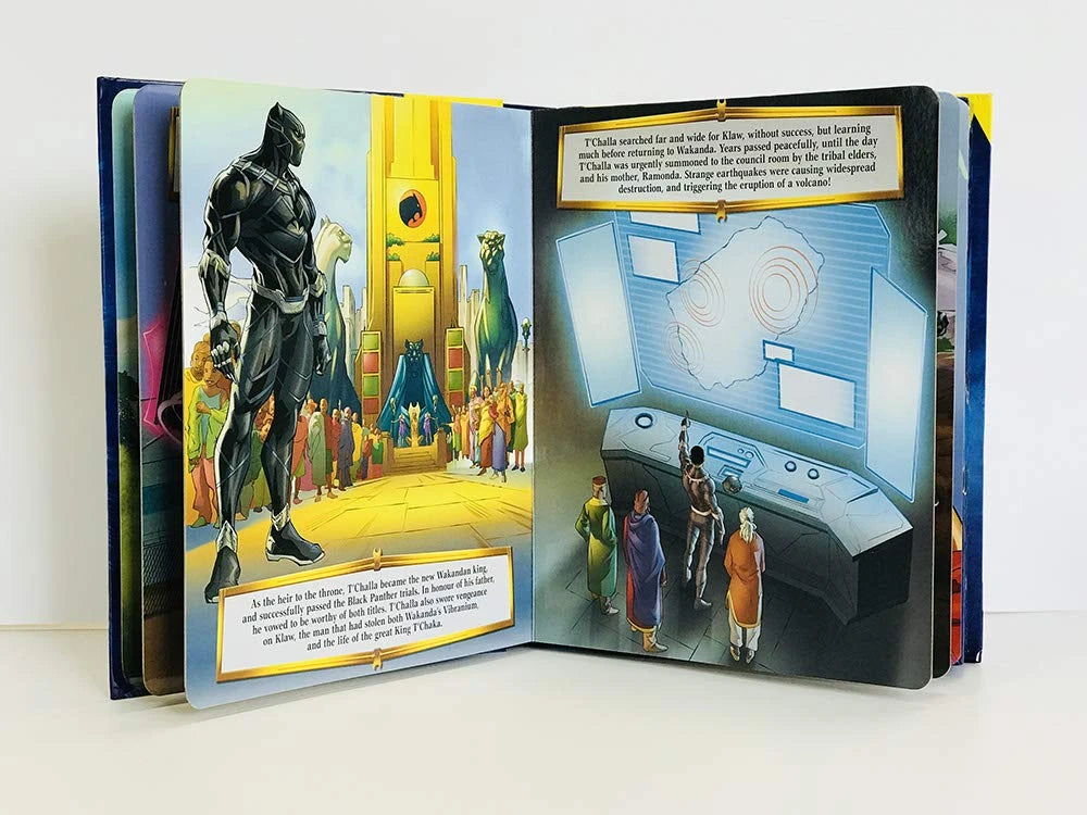 Phidal-MARVEL BLACK PANTHER MY BUSY BOOKS