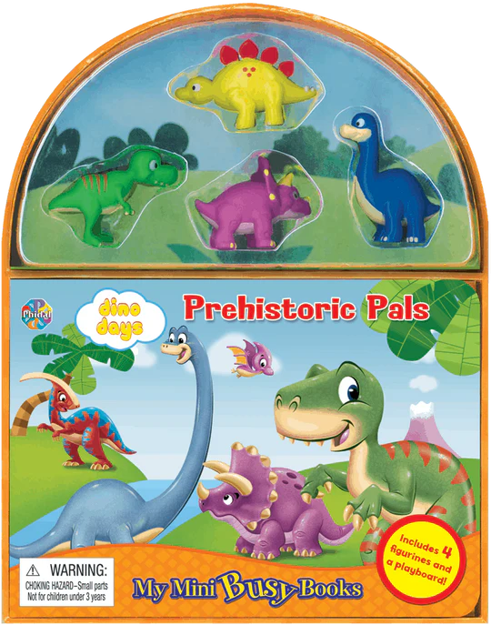 Phidal-PREHISTORIC PALS MINI BUSY BOOK