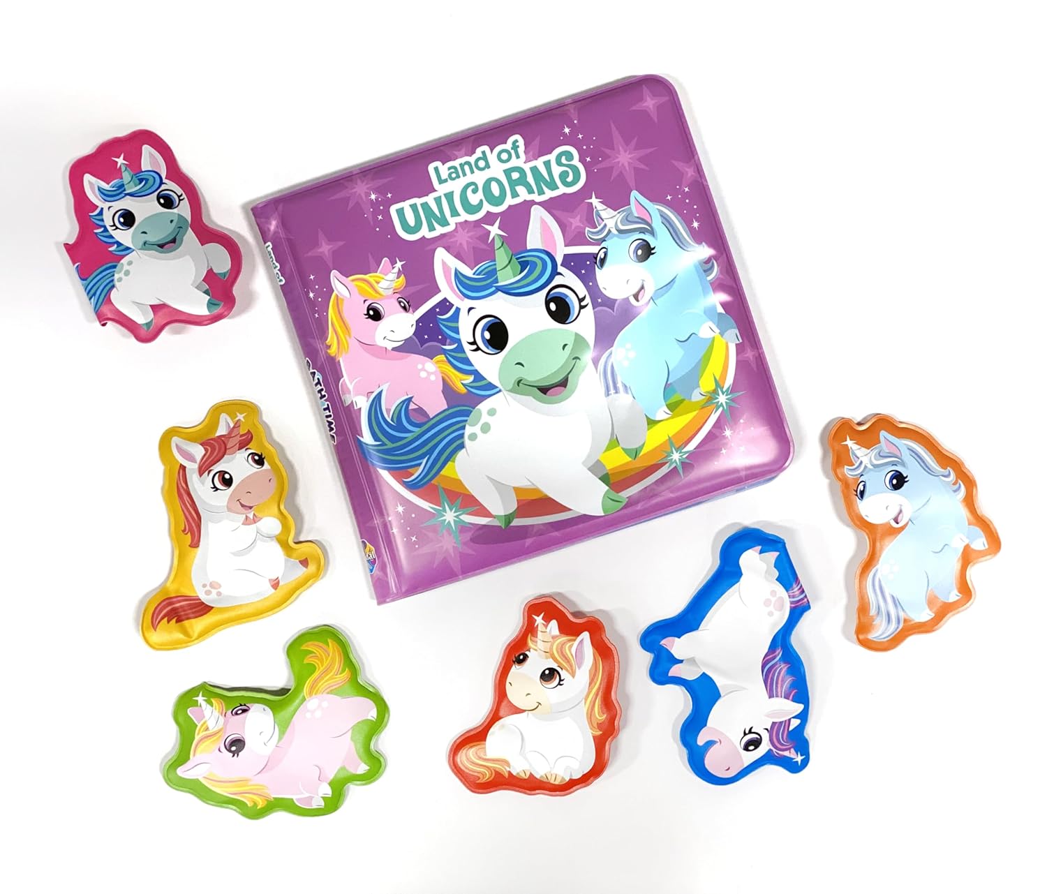 Phidal-UNICORNS BATHTIME BOOK(EVA)