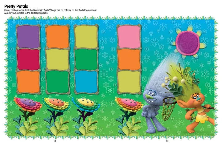 Phidal-UNIV.TROLLS2 STICKER BOOK TREASURY