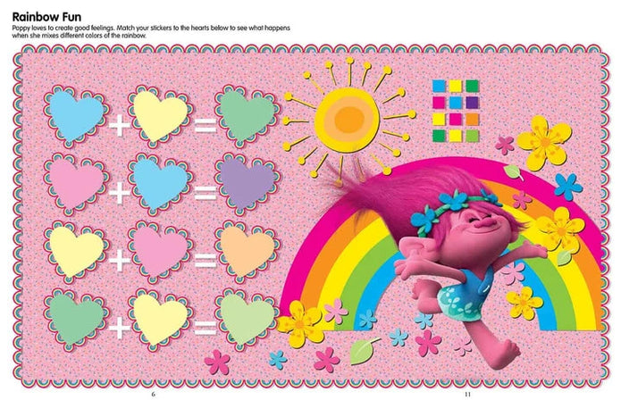 Phidal-UNIV.TROLLS2 STICKER BOOK TREASURY
