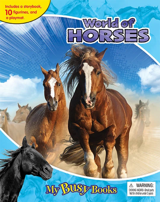 Phidal-WORLD OF HORSES MY BUSY BOOKS