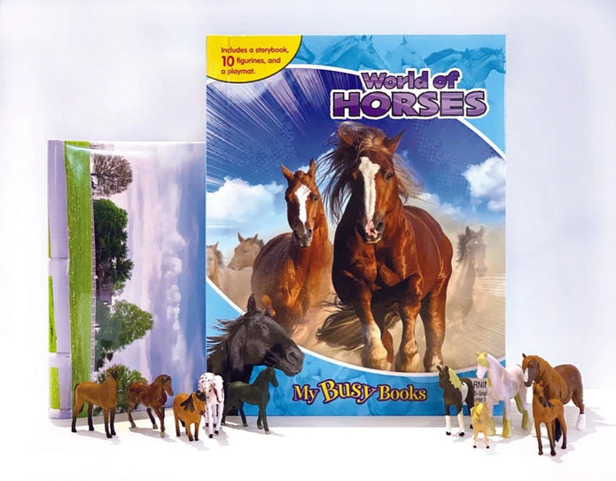 Phidal-WORLD OF HORSES MY BUSY BOOKS