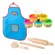 Roba X Playdoh-Play-Doh Wooden Play Set with Apron