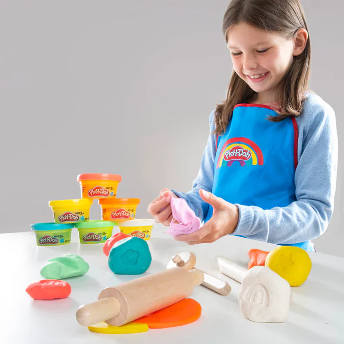 Roba X Playdoh-Play-Doh Wooden Play Set with Apron