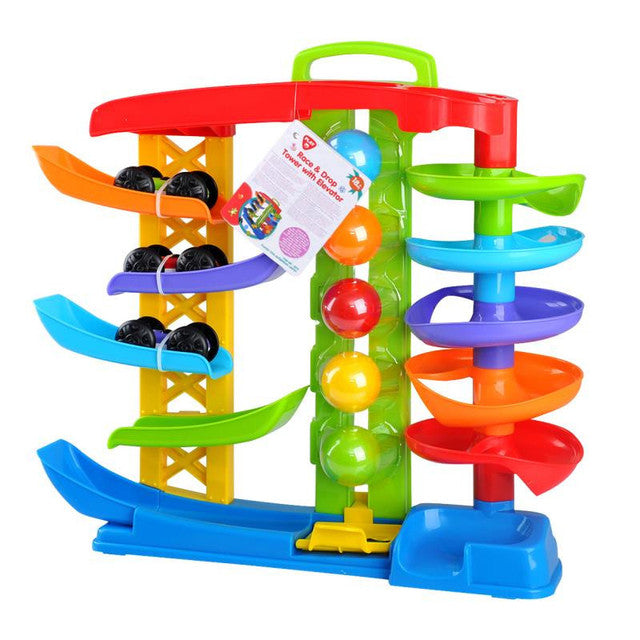 Playgo BUSY RACE AND DROP TOWER