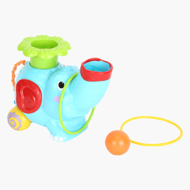 Playgo POP N HOOP ROLLER ELEPHANT