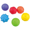 Playgo RAINBOW TEXTURED BALLS-6 Peices