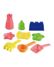 Playgo SANDPLAY & MOULD SET-9 PCS- 3 SETS IN A DISPLAY