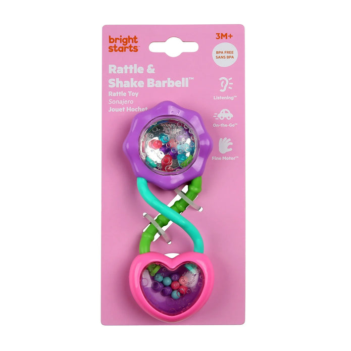 Bright Starts Rattle And Shake Barbell™ Toy - Purple