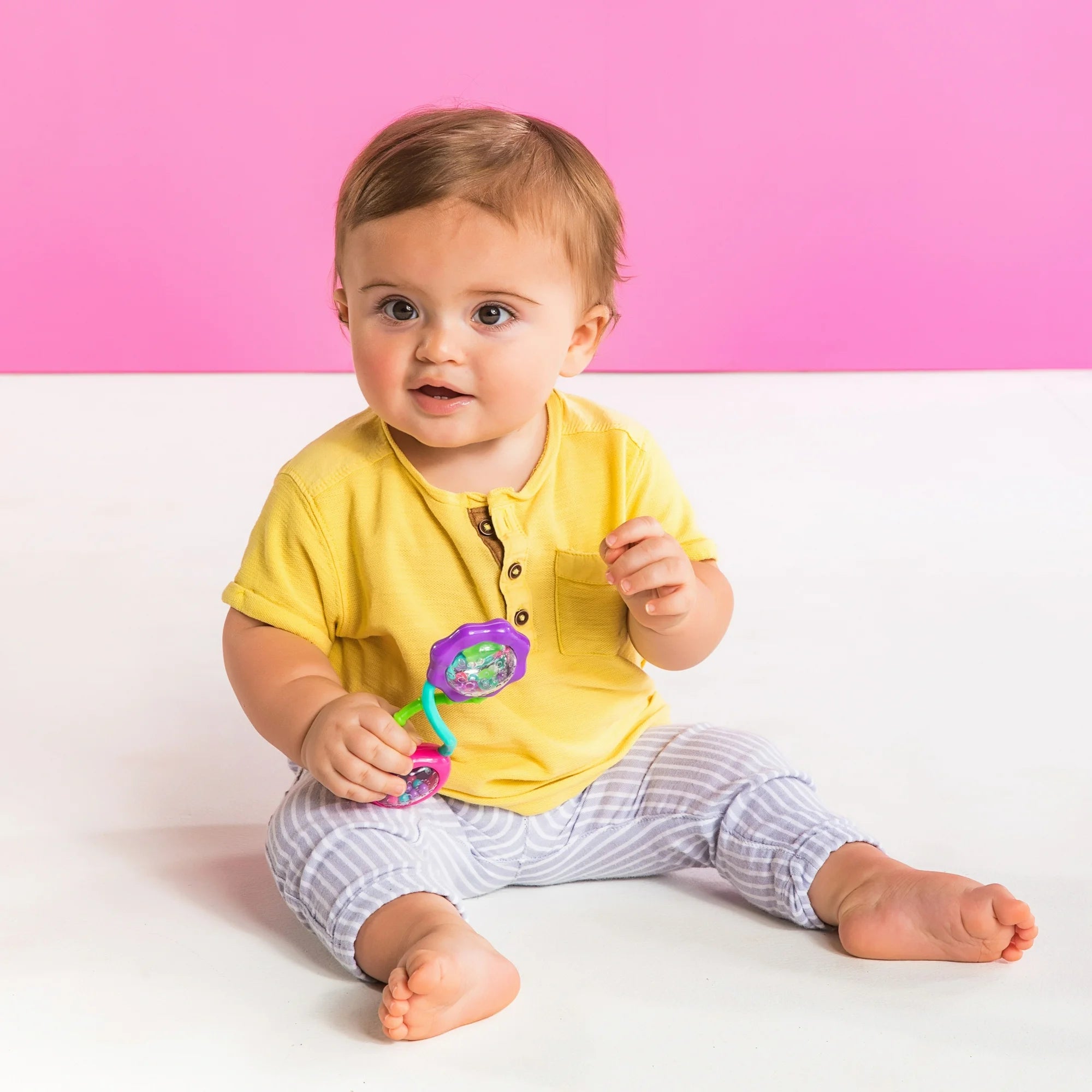 Bright Starts Rattle And Shake Barbell™ Toy - Purple