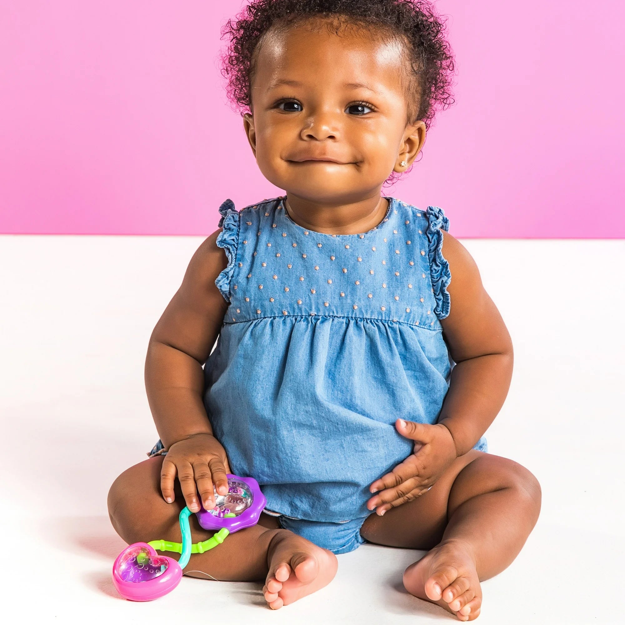 Bright Starts Rattle And Shake Barbell™ Toy - Purple