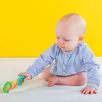 Bright Starts Rattle & Shake Barbell™ Toy - Green