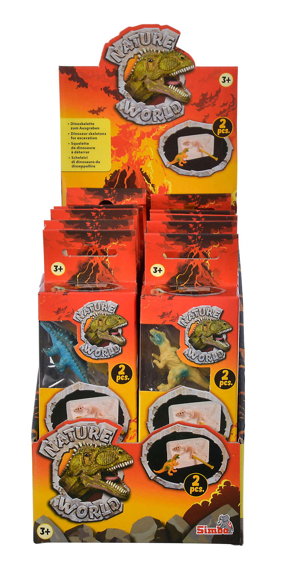 Simba toys-Dinosaur Excavation Kit, 12-ass.
