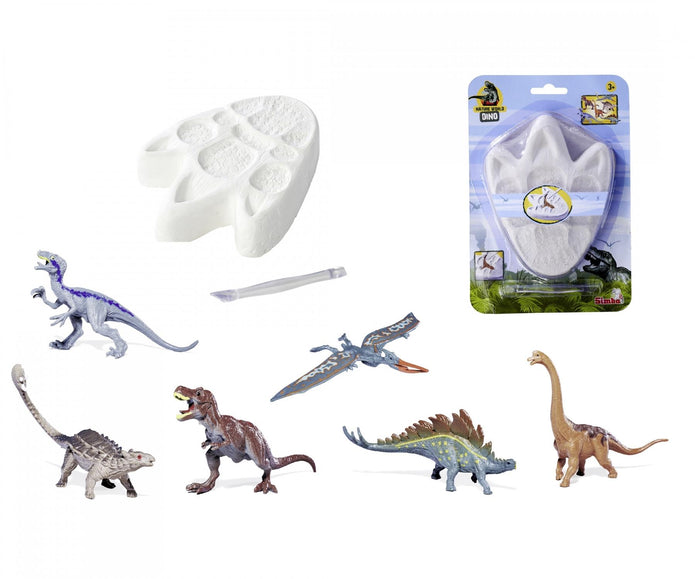 Simba toys-Dinosaur Excavation Kit, 6-ass.