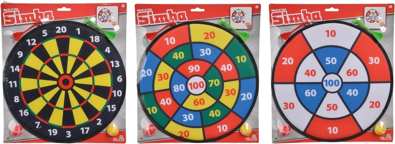 Simba toys-Soft Dart Game, Dart, 3-ass.