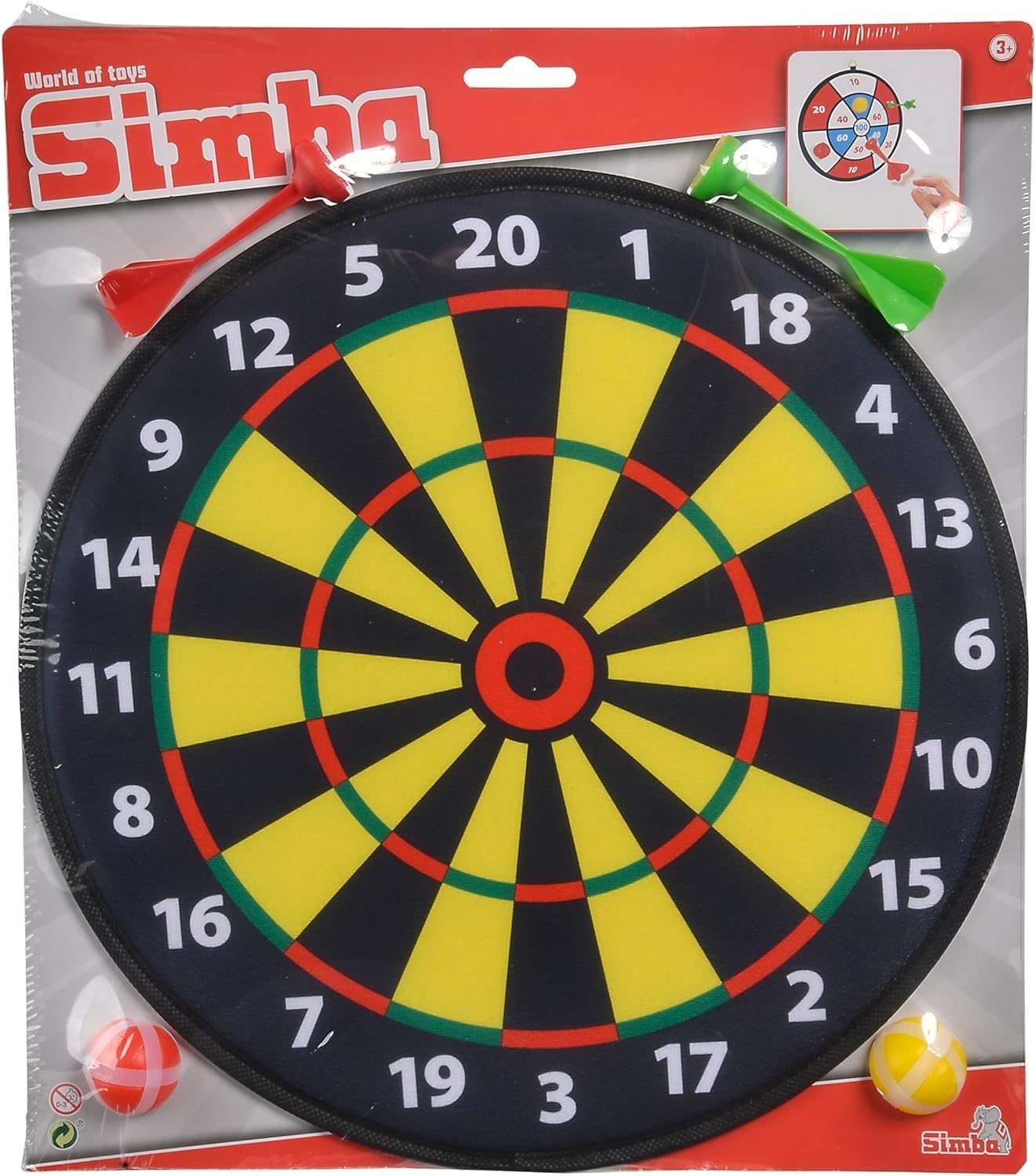 Simba toys-Soft Dart Game, Dart, 3-ass.