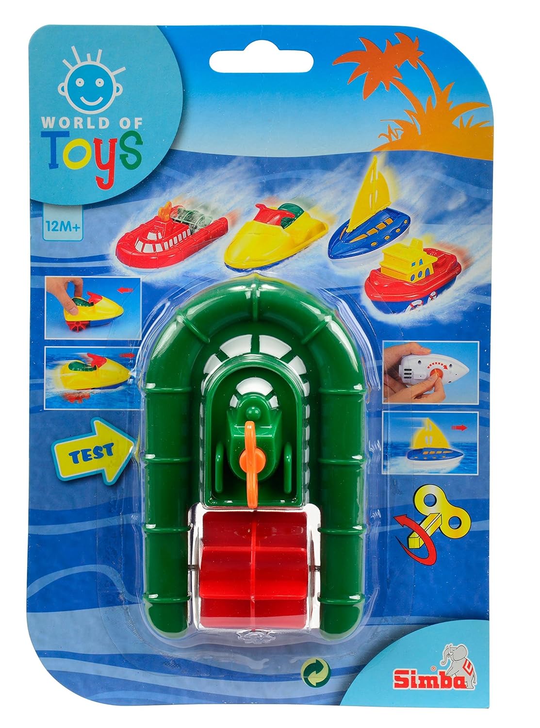 Simba toys-WF Mini Wind-Up Sea Vehicle, 4-ass.