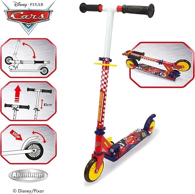 Smoby CARS 2W FOLDABLE SCOOTER