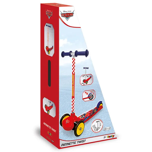 Smoby CARS 3W TWIST SCOOTER