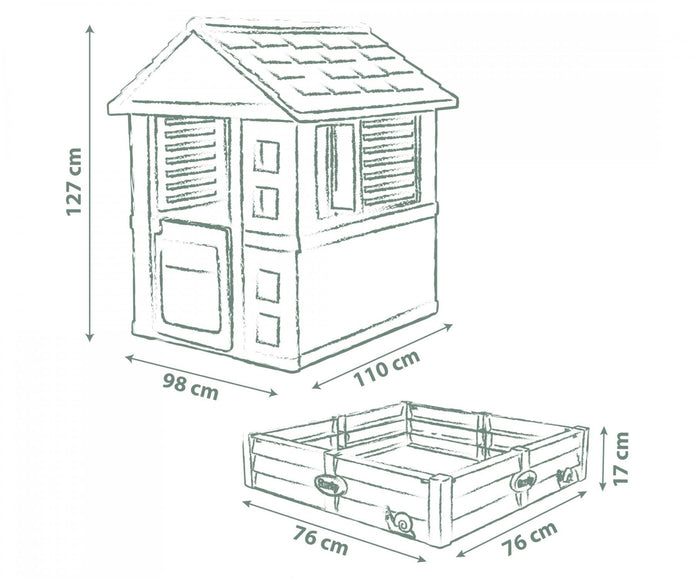 Smoby Life Square House