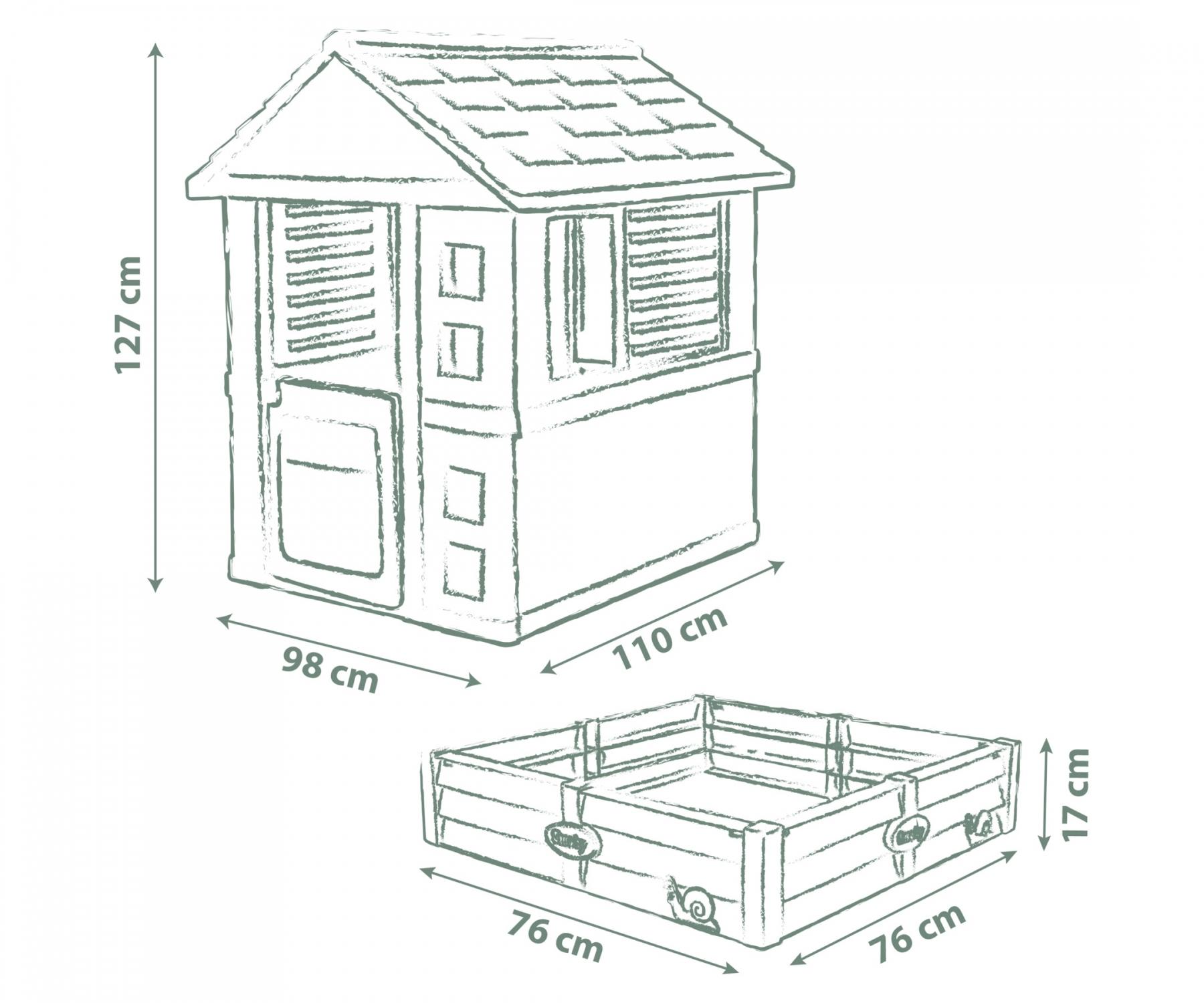 Smoby Life Square House