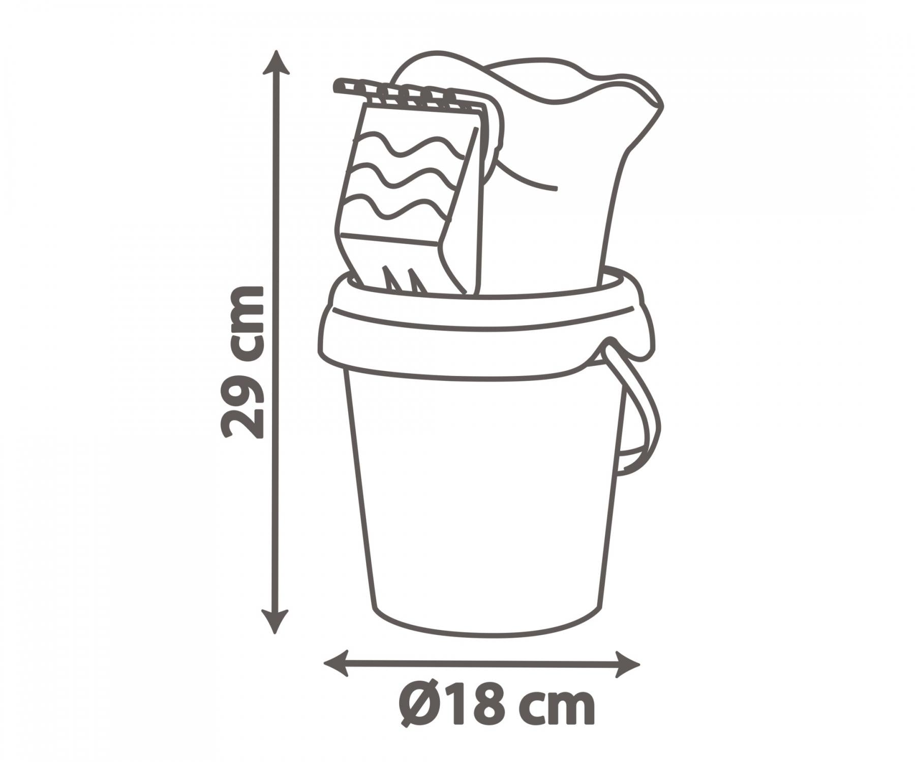 Smoby Minnie sand bucket set with watering can