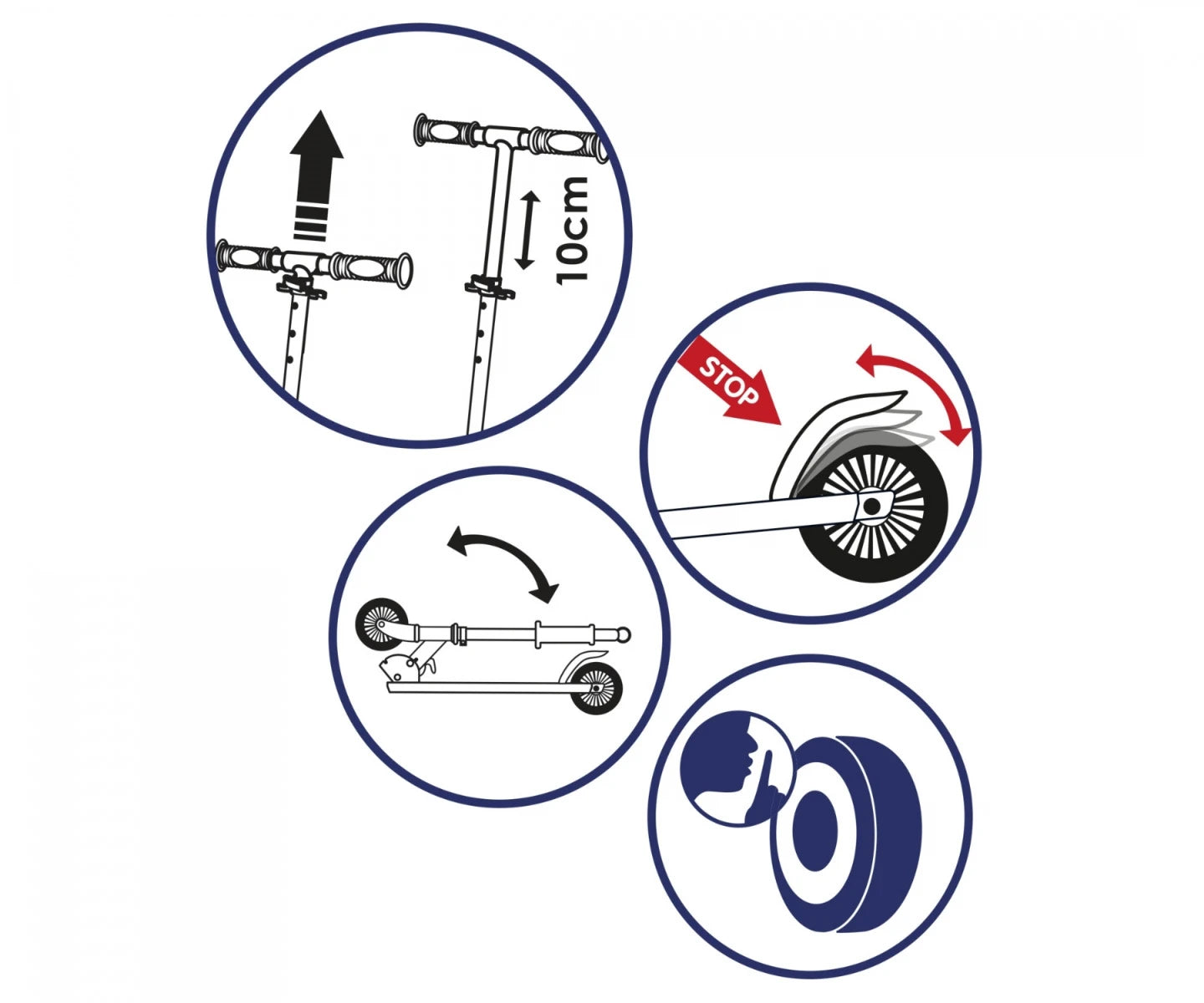 Smoby SPIDEY 2W FOLDABLE SCOOTER