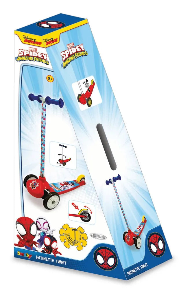 Smoby SPIDEY 3W TWIST SCOOTER