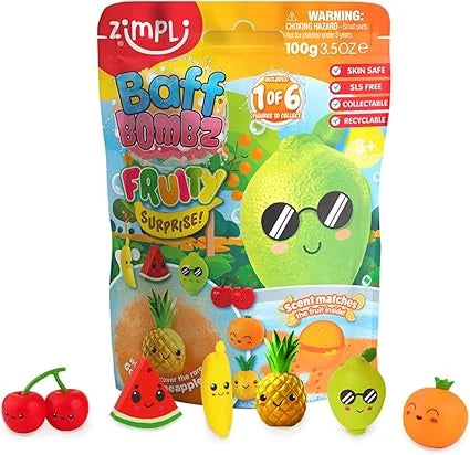 Zimpli Kids BAFF BOMBZ FRUITY SURPRISE - 100G