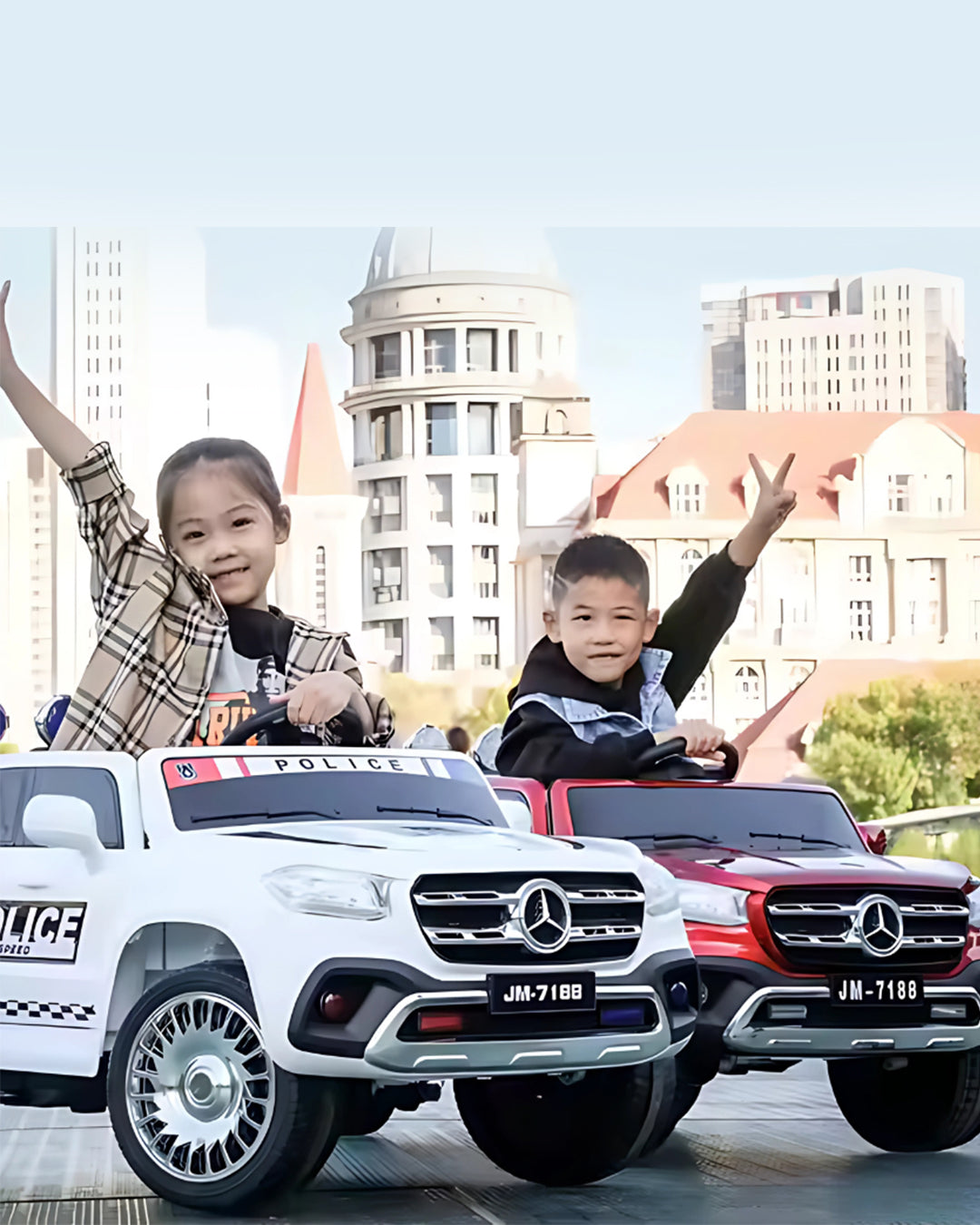 benz pick-up ride on car ahlanfun.com