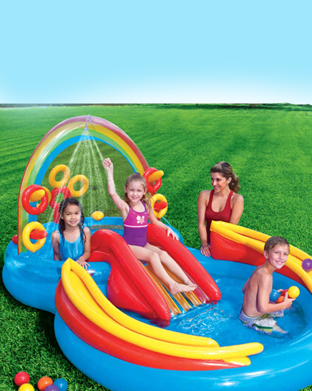 INTEX Rainbow Ring Play Center Pool (Model 57453NP)
