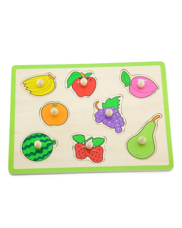 Viga Wooden Fruit Match Puzzle