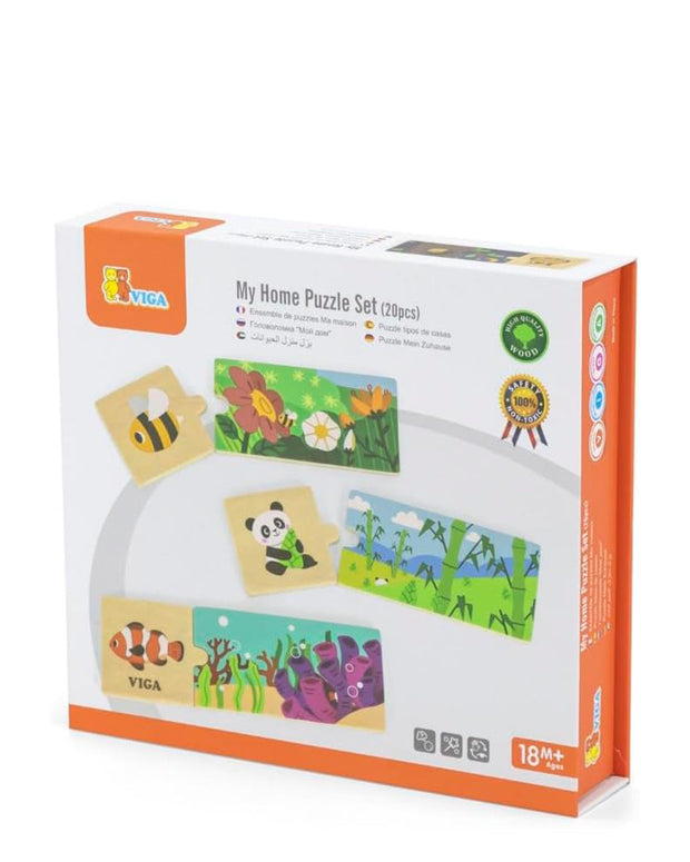 Viga My Home Puzzle Set with Animals