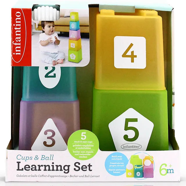 infantino-Cups & Ball Learning Set