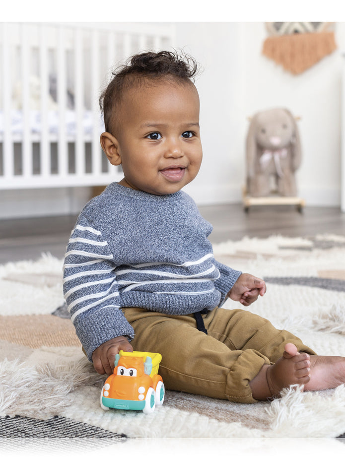 infantino-Grap & Roll Soft Wheels - Dump Truck | 0M+