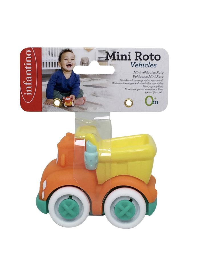 infantino-Grap & Roll Soft Wheels - Dump Truck | 0M+