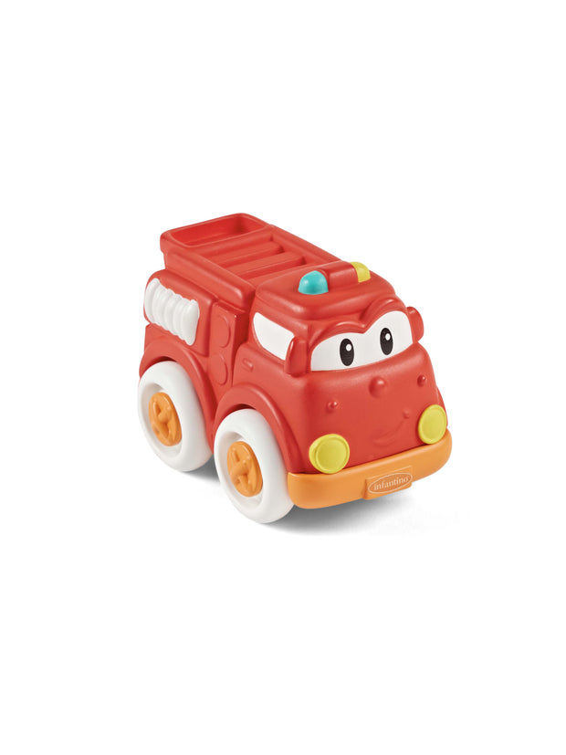 infantino-Grap & Roll Soft Wheels - Fire Engine | 0M+