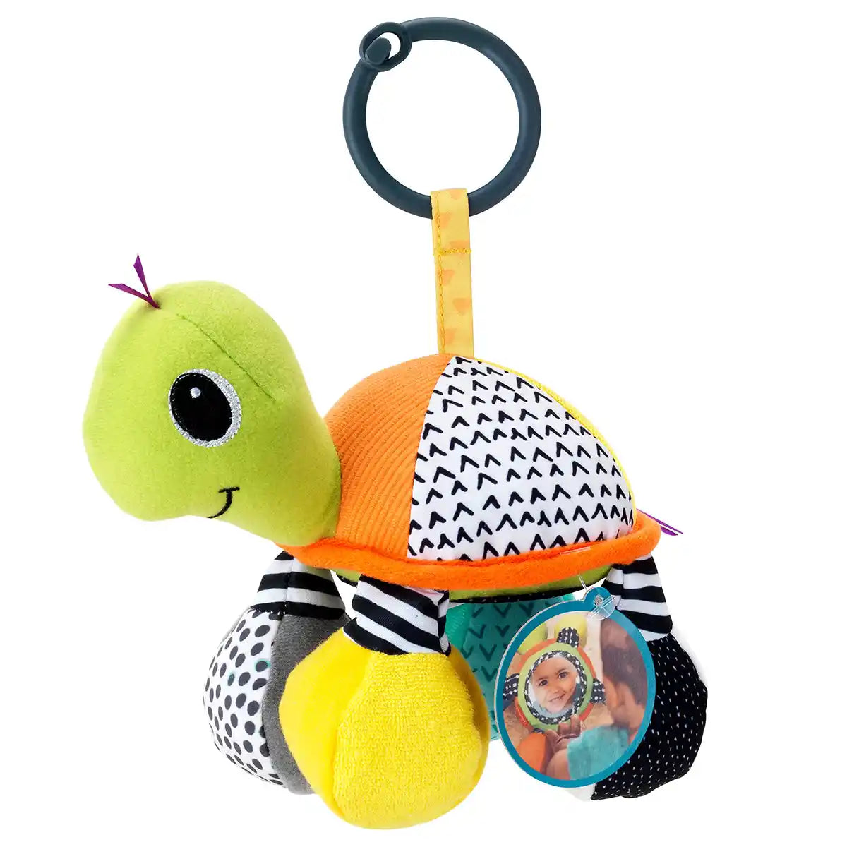 infantino-Turtle Mirror Pal - Green